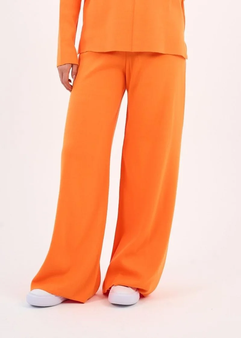 الكسندر جاردي Elastic Waist Wide Leg Knitted Trousers (A90944-S-ALT)