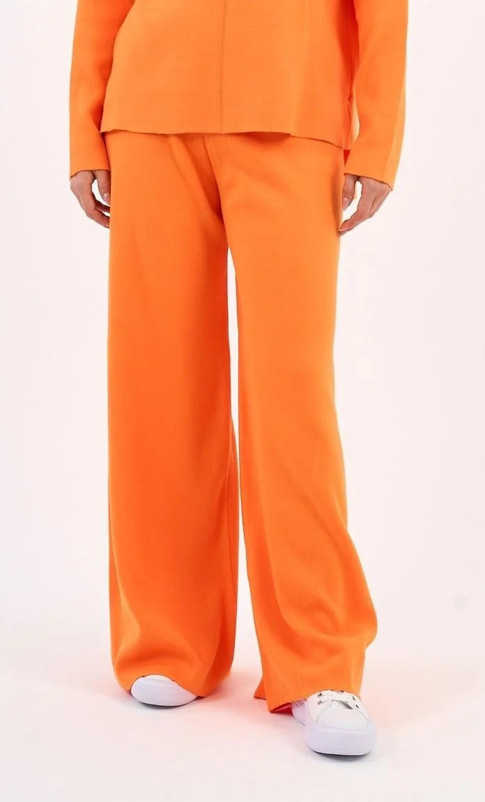 الكسندر جاردي Elastic Waist Wide Leg Knitted Trousers (A90944-S-ALT)