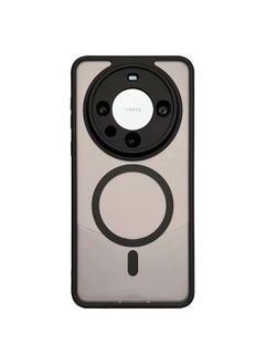 For Huawei Mate 60 MagSafe Magnetic TPU Hybrid PC Phone Case(Black)
