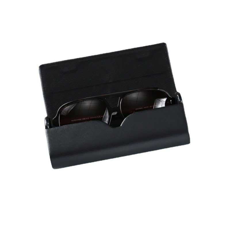 HSYMQ 3 Pcs Glasses Case Hard Shell, Square Leather Hard Eyeglass Case, Unisex Simple Large Protable Eyeglasses Cases - Image 4