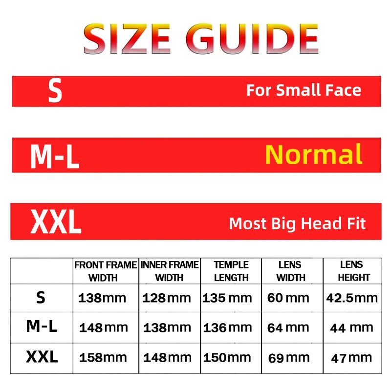 MAXJULI Polarized Big Sunglasses for Men Women with Big Heads UV 400 Protection (fit XL size) Black/Grey - Image 2