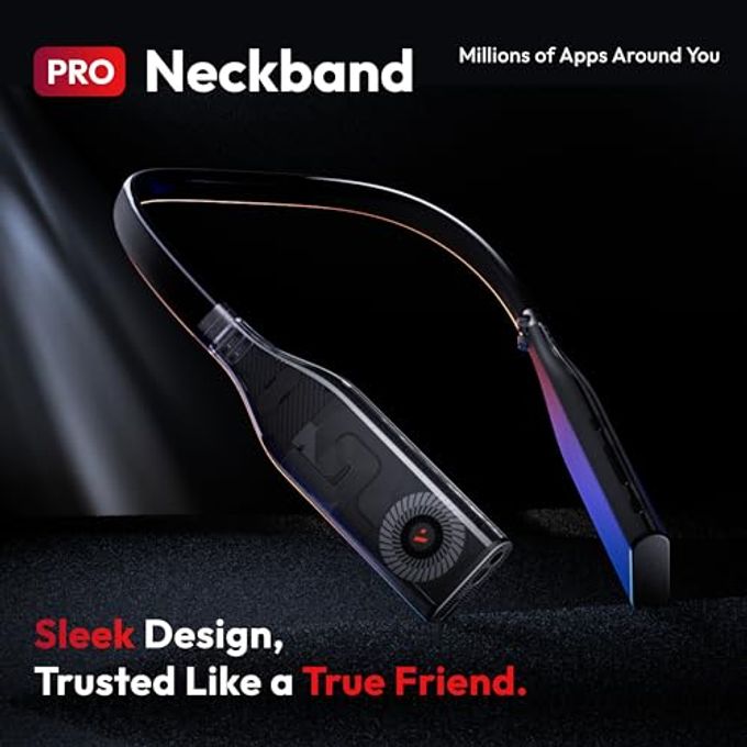 VITURE Pro Neckband, Official Partner Of Psplay, Multi-Screen/3Dof/Smooth Follow/Ambient Mode, 3D Player, Ai Assistant, Almost Wireless Freedom For Gaming & Streaming, 12Gb+256Gb - Image 2