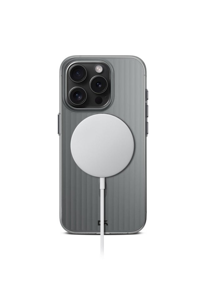 DailyObjects DailyObjects Polycarbonate Beam Magnetic Protective Cover Compatible With iPhone 14 Pro|Camera & Body Protection|Anti Shock,Scratch Resistant|Precise Cutouts & Modern Design|Wireless Charging White  - Image 2