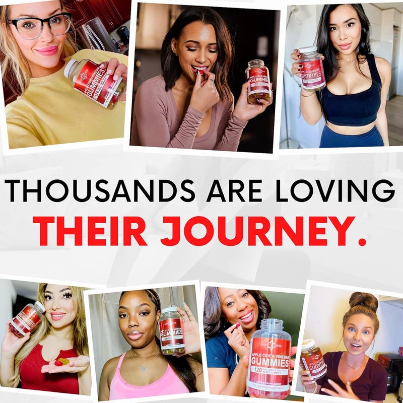 SIMPLE WONDERS Apple Cider Vinegar Gummies with The Mother  ACV Gummies for Detox Cleansing  Immune Support  Made with Black Carrot  Ginger Dry Extract  Pectin Based NonGMO GlutenFree 120 Gummies - Image 3