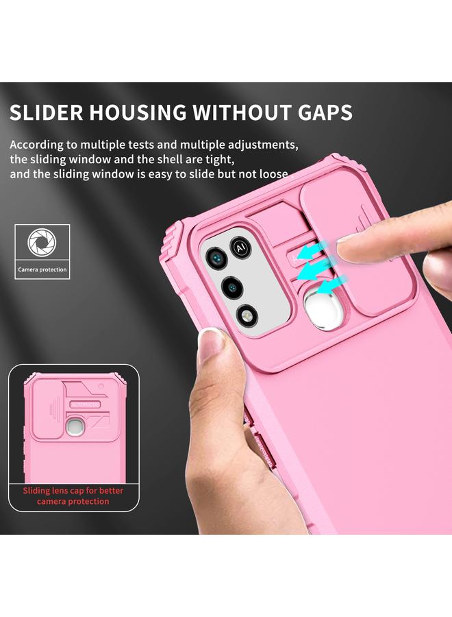S-TOP Case For Infinix Hot 10 Play/11 Play Stereoscopic Holder Sliding Camshield Phone Case - Image 4