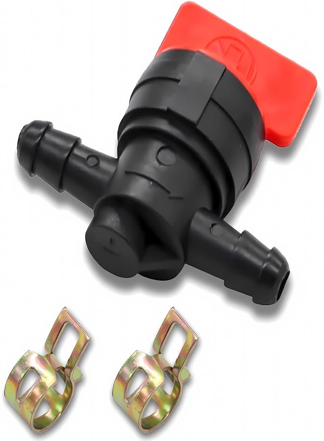 Bopurtotly 698183 494768 1/4" Fuel Shut Off Valve with clamp Replacement for Murray Toro Lawn Tractor - Image 1