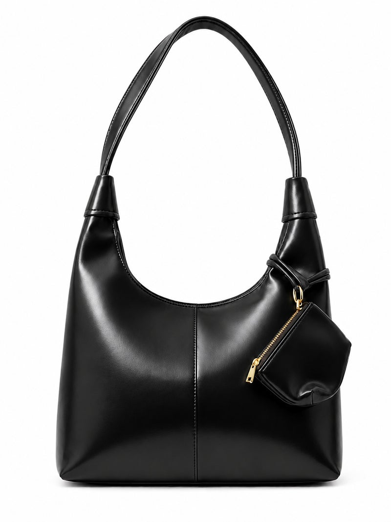 KANAZ Women's Hobo Shoulder Bag with Mini Pouch,LCOST.