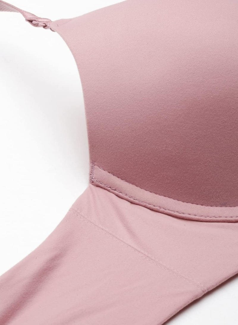 enamor Women Underwire Push Up Soft Cup Bra Adjustable Strap Nostalgia Rose - Image 5