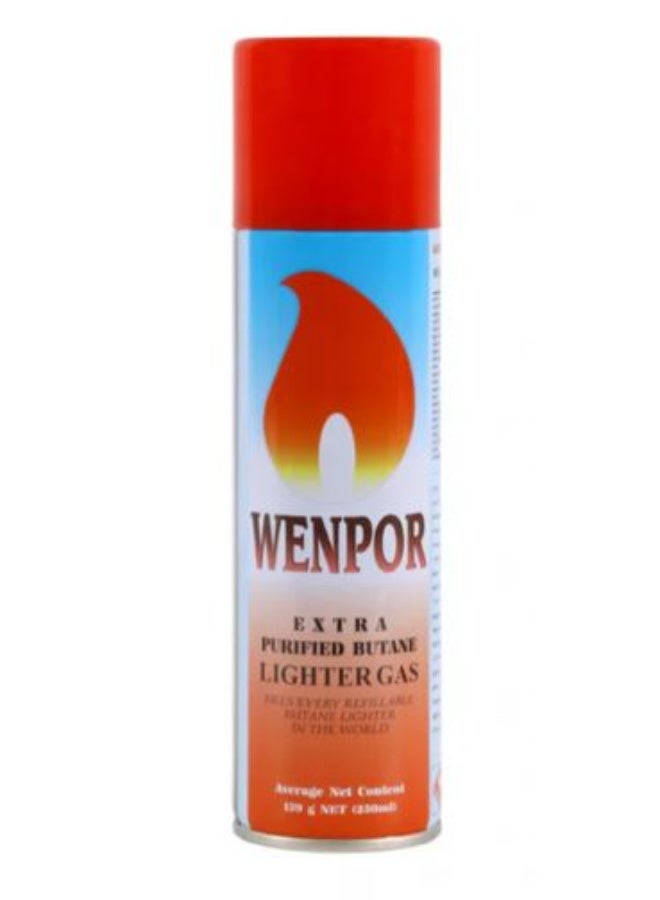 Wenpor Butane Gas Filling Cylinder 250Ml 2pcs - Image 3