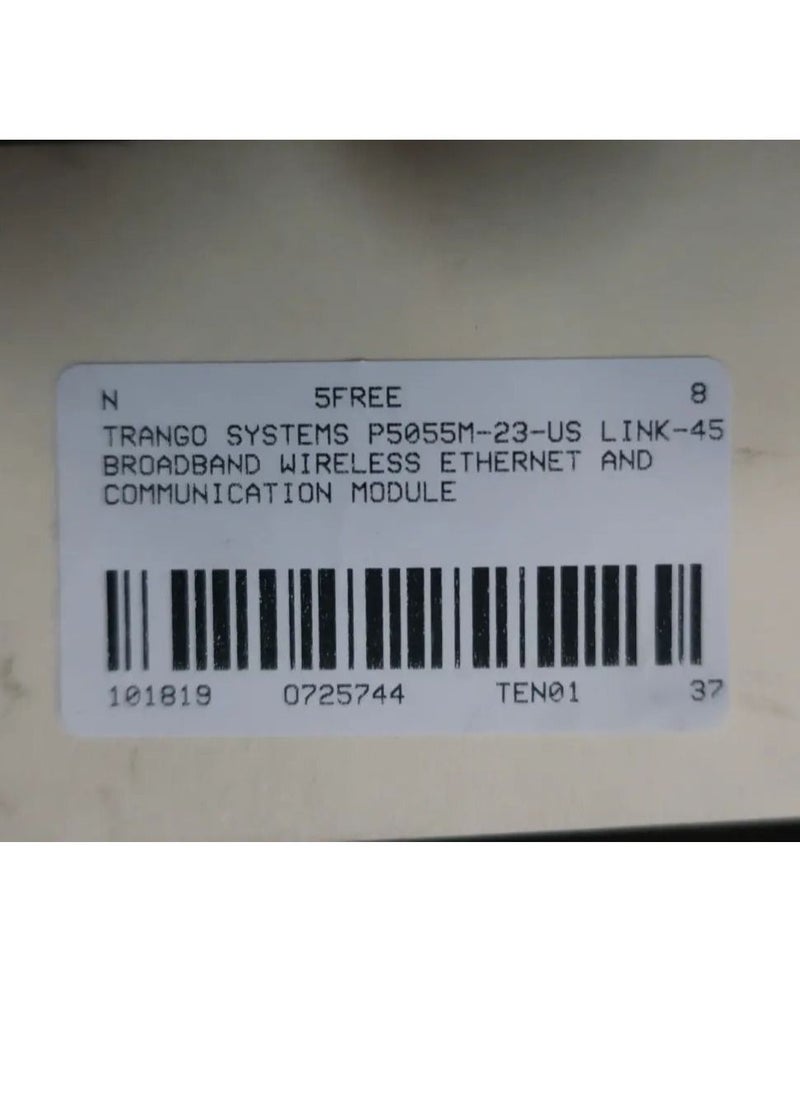 5 GHz Multi-band Wireless Ethernet Bridge, Integrated 23 dBi Antenna.