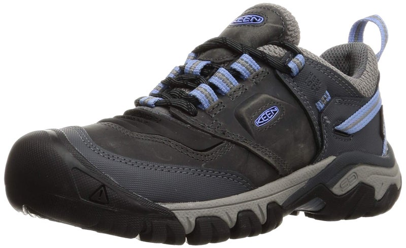 KEEN Womens Ridge Flex Low Height Waterproof Hiking Boots Steel GreyHydrangea 75