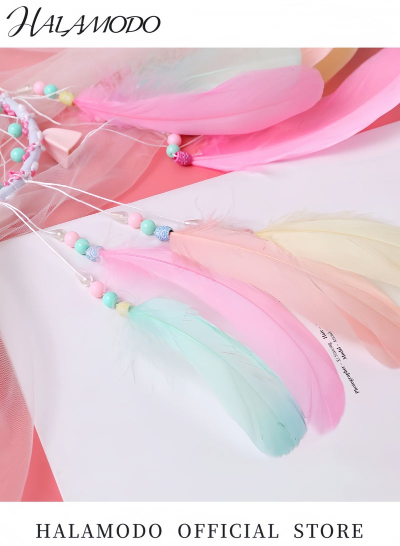 هالامودو ماسك أحلام ريشي متعدد الألوان - Image 5