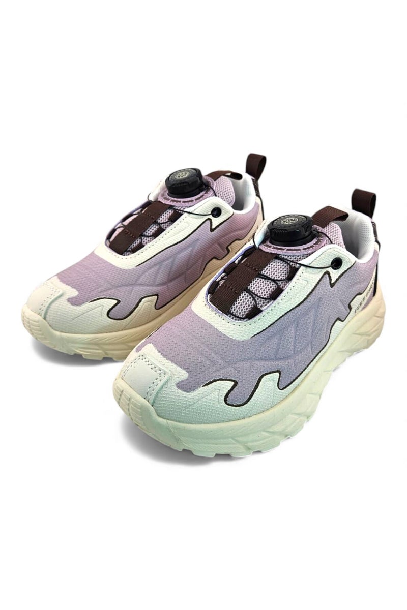 Feet First Bolt Flow Kids Lightweight Sports Sneakers 86-890-25 Pink - Image 3