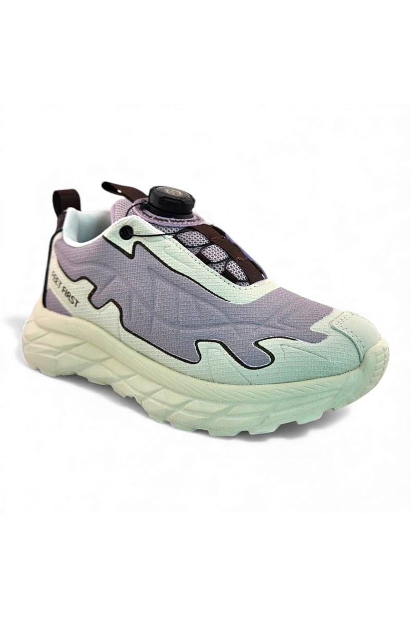 Feet First Bolt Flow Kids Lightweight Sports Sneakers 86-890-25 Pink - Image 4