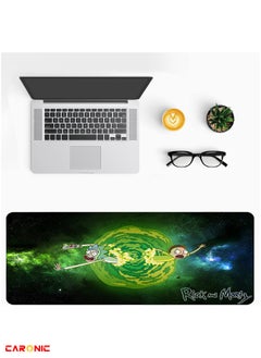 CARONIC Large Gaming Mouse Pad with Superior Micro Weave Cloth Extended Desk Mousepad with Stitched Edges Non-Slip Base Water Resist Keyboard Pad For Gamer And Office Home  Carl M1241  - Image 5