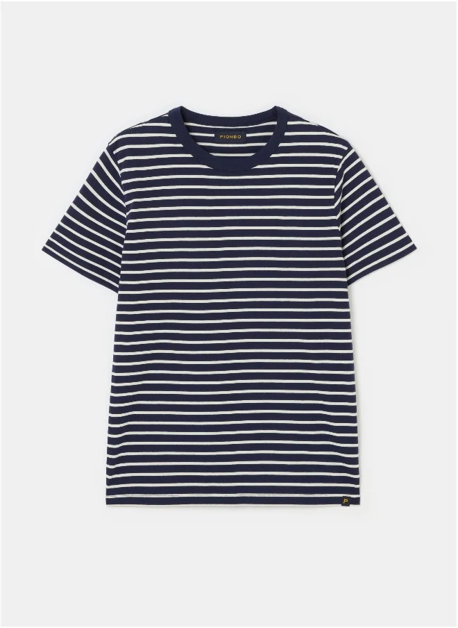 Ovs Cotton T-shirt with striped pattern