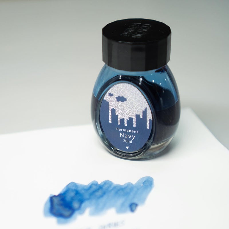 Colorverse Navy Blue | Permanent | Fountain Pen Ink Bottle |30ml | Dye Based | Office Series - Image 5