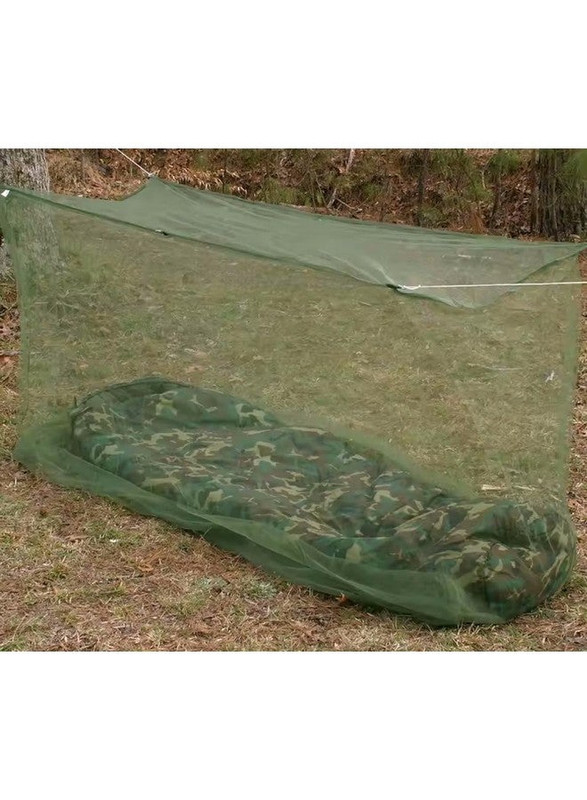 Aquinas Eagle Mosquito Net- Military Green Portable Tactical Mosquito Nettng for Camping - Completely Covers a Sleeping Bag, Bed or Cot - Image 3