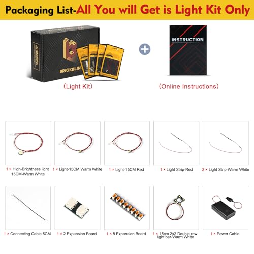 BrickBling LED Light Only Compatible with Lego Sweetheart Tweety Bird 40824 Lights Only Not Come with Model - Image 5