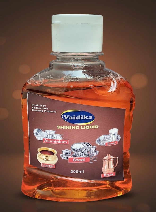 Vedika Shining Liquid Metal Polish for Brass, Copper, Steel Shining (200ml) - Image 1