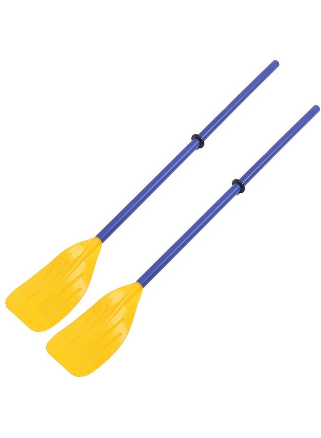 Jashem Inflatable Boat Oars Kid Size 1 Pair Pvc Kayak Paddles Detachable Canoe Paddle Ribbed French Oar Set - Image 2
