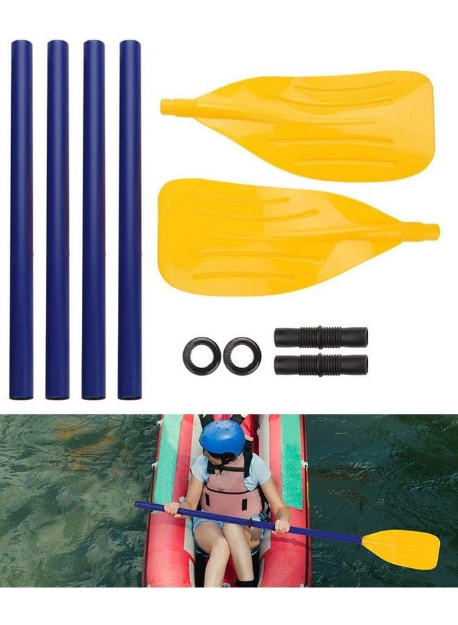 Jashem Inflatable Boat Oars Kid Size 1 Pair Pvc Kayak Paddles Detachable Canoe Paddle Ribbed French Oar Set - Image 3