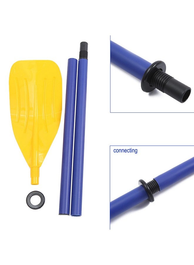 Jashem Inflatable Boat Oars Kid Size 1 Pair Pvc Kayak Paddles Detachable Canoe Paddle Ribbed French Oar Set - Image 4