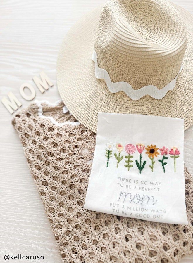 Mud Pie Perfect Mom Embroidery Towel; 21" x 14" - Image 2