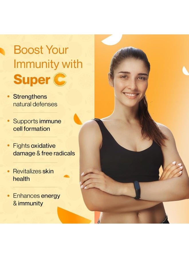 سيتو فيتامين C: فيز (15 قرص فوار) | مكملات غذائية للنساء والرجال | غني بمضادات الأكسدة للمساعدة في تعزيز المناعة لدى البالغين مع مركب فيتامين C والأملا والزنك (برتقال) - Image 3