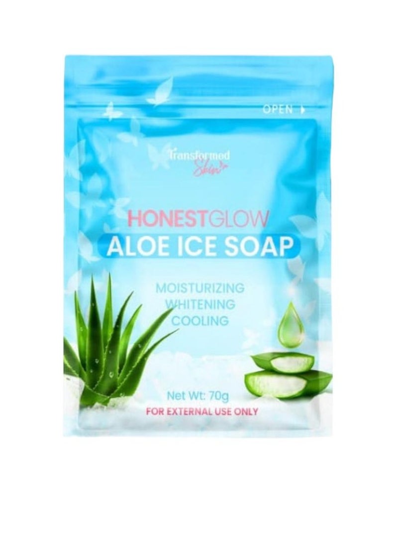 Transformed Skin Honest glow aloe ice soap 70g