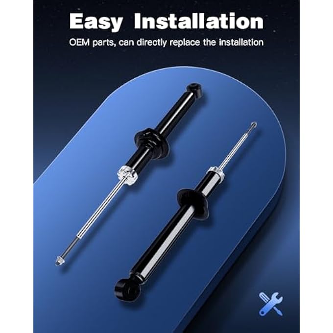 ECCPP ممتصات صدمات أمامية، صدمات غازية، لهوندا، موديلات 2004-2008، وأكيورا Tl2004-2008، وأكيورا Tsx2003-2007، وهوندا أكورد، زوج من ممتصات الصدمات برقم 341330 - Image 5