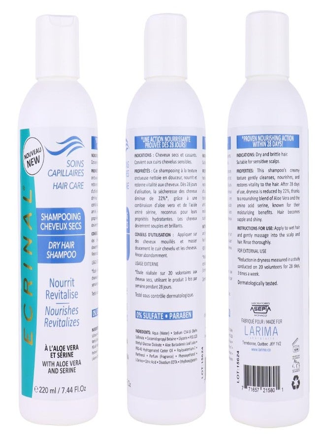 Ecrinal Dry Hair Repair Shampoo 220ml - Image 2
