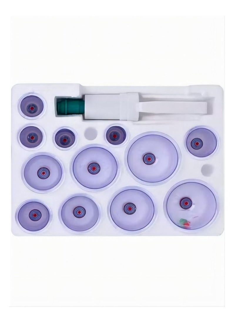 12 عبوة للعناية الصحية بالمنزل مجموعة حجامة للتدليك المغناطيسي السميك - Image 5