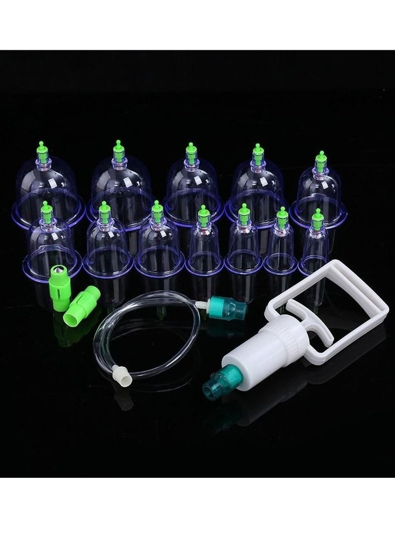 12 عبوة للعناية الصحية بالمنزل مجموعة حجامة للتدليك المغناطيسي السميك - Image 1