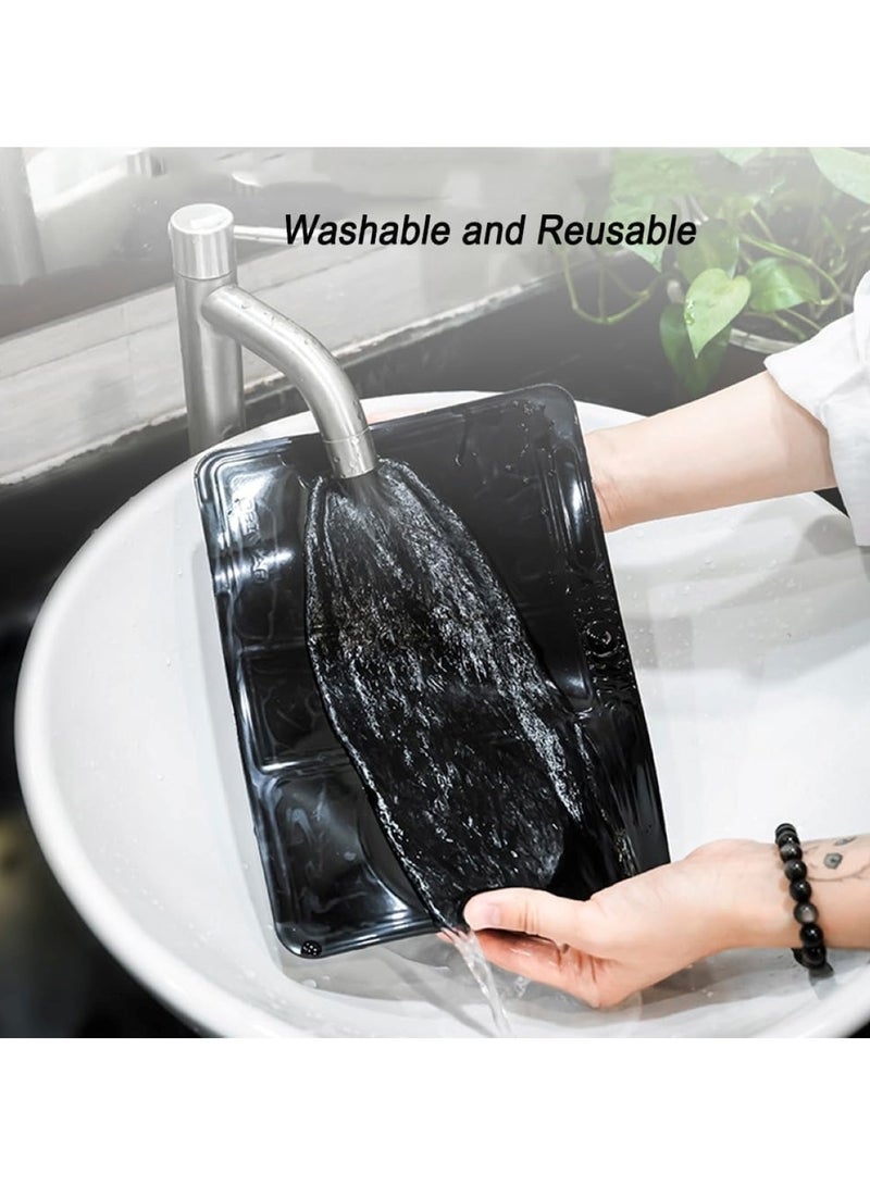 Silicone Anti-Skid Mat for Car Dashboard Black  Non-Slip Phone Holder - Image 4