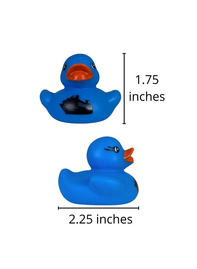 Lashicorn Cruise Ship Cruising Ducks Rubber Duck ; Bulk 20 Pack ; Rubber Ducky 2.25 Inches Wide And 1.75 Inches Tall ; Use With Cruising Duck Tags ; Carnival Blue With Ship - Image 4