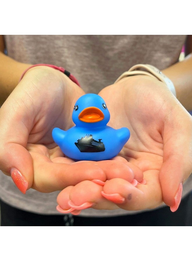 Lashicorn Cruise Ship Cruising Ducks Rubber Duck ; Bulk 20 Pack ; Rubber Ducky 2.25 Inches Wide And 1.75 Inches Tall ; Use With Cruising Duck Tags ; Carnival Blue With Ship - Image 3
