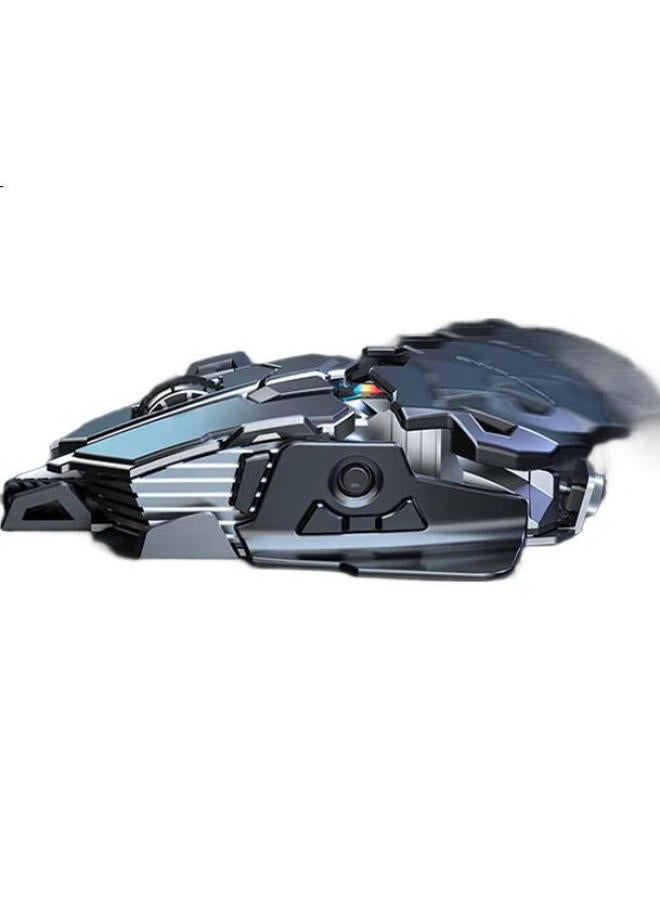 Eweadn Mk500 Gaming Mouse Wired Computer Laptop Low-Profile Mechanical Rgb Lighting For Pubg Lol Cf External Device With Macro Programming, Black - Image 2