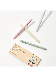 Kaco Gel Pens 4 Pieces Cute Colorful Gel Ink Pens With Black Ink Retractable Colored Pen Set Office Supplies Stationery  - Image 4