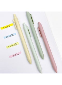 Kaco Gel Pens 4 Pieces Cute Colorful Gel Ink Pens With Black Ink Retractable Colored Pen Set Office Supplies Stationery  - Image 3