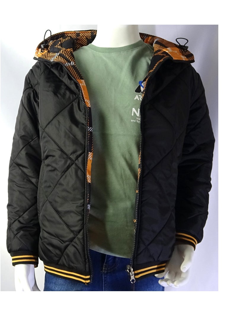 "Reversible boys' jacket with a zipper for autumn and winter from the Shelter 3227 collection." - pzsku/ZA8FCA5F4D6C7B8E23275Z/45/_/1723533282/60f5237a-4305-401b-98f5-daecada9544d