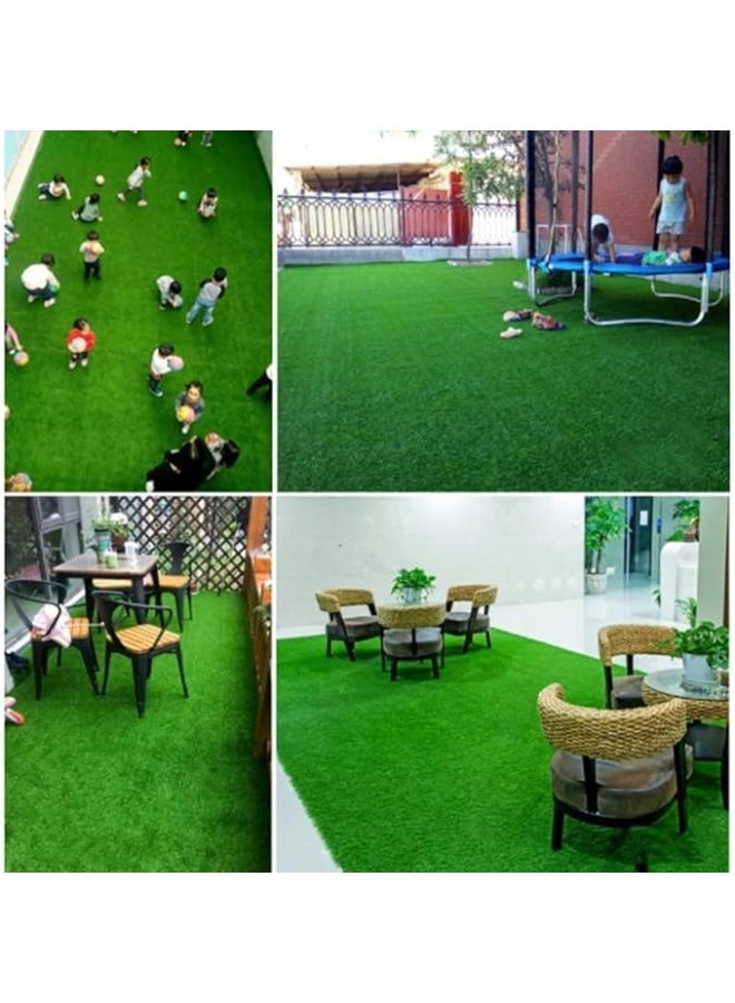 Realistic Artificial Grass Turf - Soft, Durable, and UV-Resistant for Outdoor Use 2 X 5 - Image 2