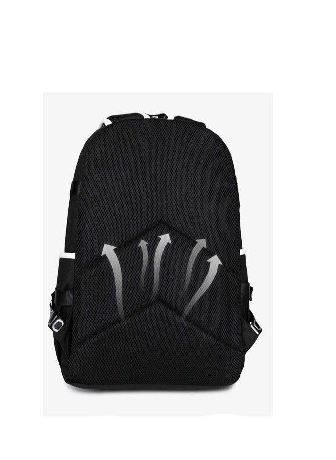 Generic - Junior High School Student Backpack  Primary School Student Large Capacity School Bag  Pencil Case Set 30*14*47cm - Image 1