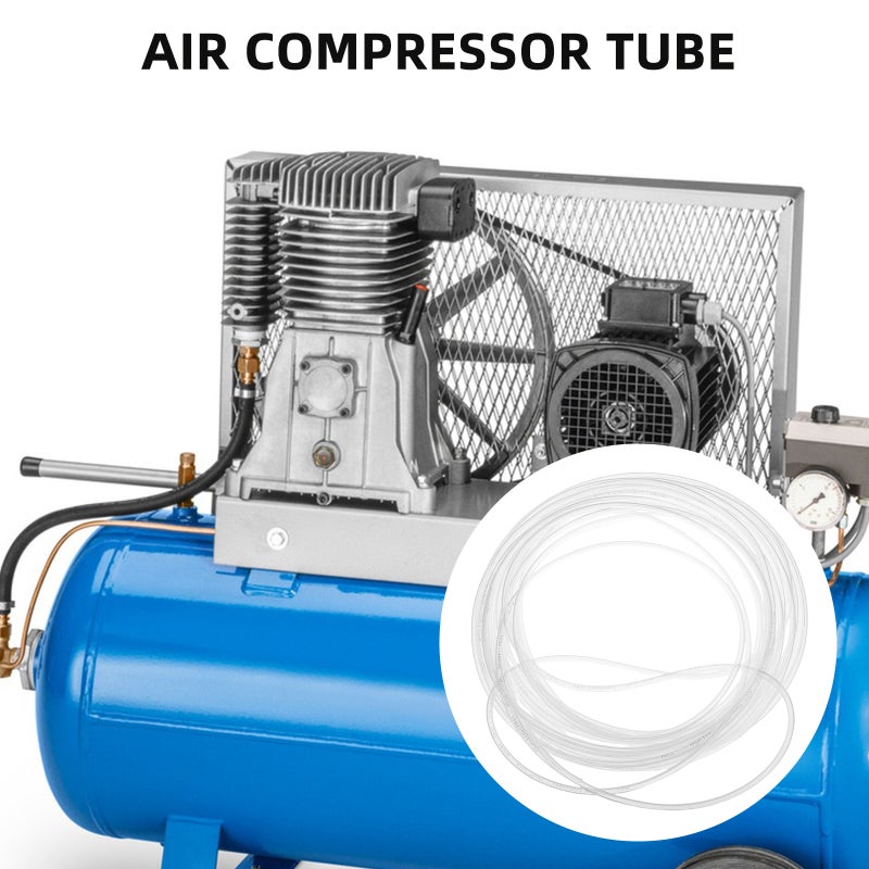 PU Air Hose High Pressure Pneumatic Tube for Air Compressor Transparent Pump Flexible Lightweight and Easy to Install for Home and Industrial - Image 5