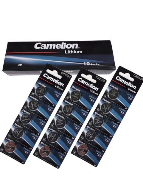 Camelion 3 V Lithium-Ion Button Cell Battery Pack of 10