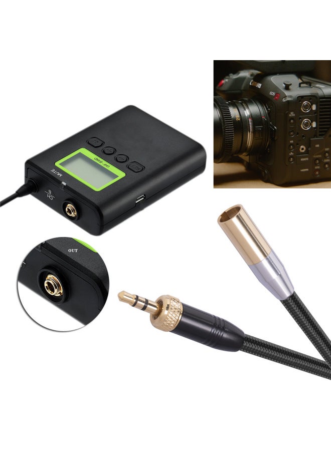 ريكسليس ينطبق على كاميرا: كابل ميكروفون داخلي بفتحة ملولبة 3.5 مم، من نوع ميني إكس إل آر (Mini XLR) 3 دبابيس، ذكر، من نوع ميني كانون (Mini Cannon) - Image 2