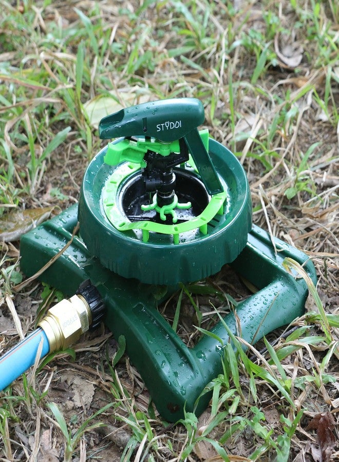 STYDDI Pattern Impulse Sprinkler for Medium to Large Yards, Customizable Watering Pulsating Sprinklers for Yard, Lawn Impulse Sprinkler for Irregular Shapes, Covers up to 5,800 Sq. Ft - Image 2