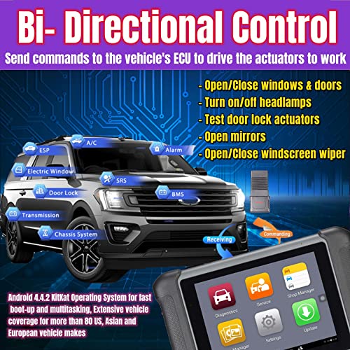 Autel MaxiSys MS906S Vehicle Diagnostic Tablet, 2024 Version Advanced MS906 MS906BT MK900BT Wireless OBD2 Scanner, 31+ Service Functions, Compatible with BT506 MV108 - Image 5
