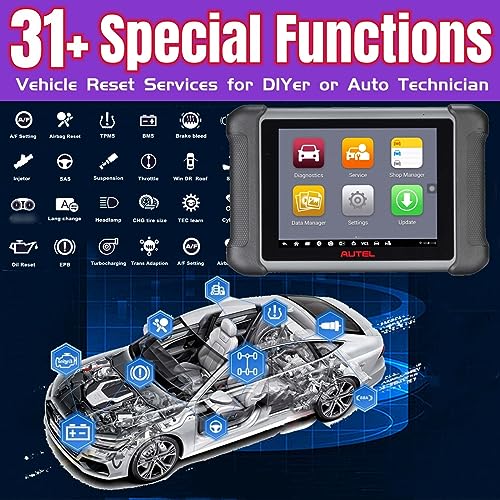 Autel MaxiSys MS906S Vehicle Diagnostic Tablet, 2024 Version Advanced MS906 MS906BT MK900BT Wireless OBD2 Scanner, 31+ Service Functions, Compatible with BT506 MV108 - Image 3