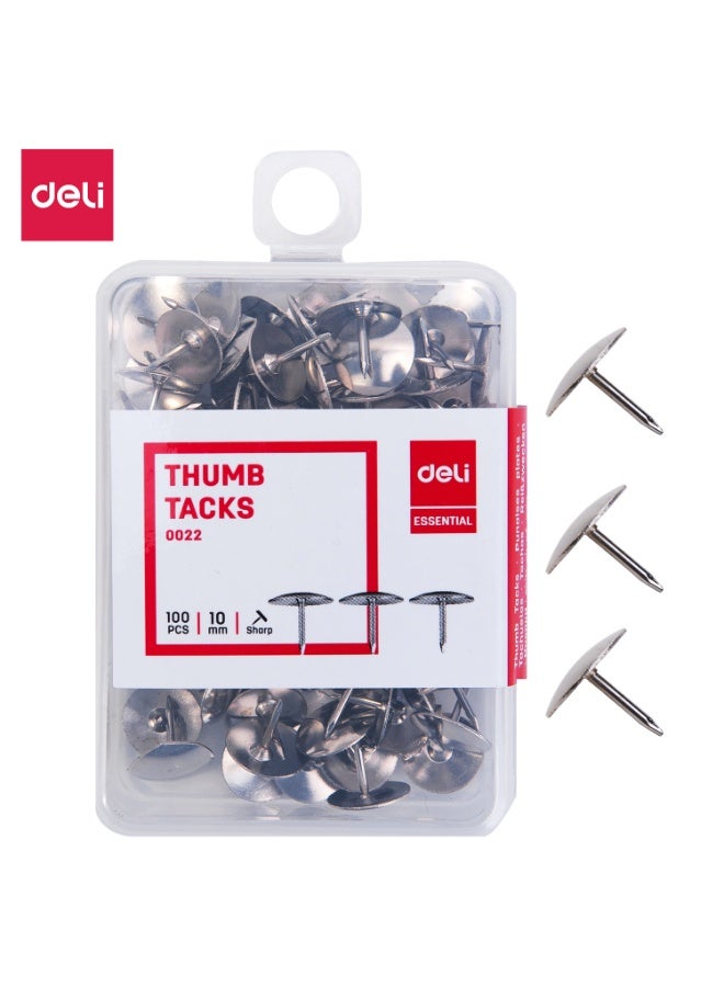 ديلي دبابيس تثبيت رقم 3 مقاس 10 مم معدنية قوية للاستخدام المكتبي ولوحات الإعلانات - Image 1